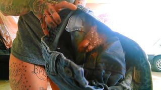 *BADBITCH* MILFY Bubbly Farting Diarrhea Shit In Her Jeans!, ScatKings.com Scat Porn 3 ScatKings.com Scat Porn