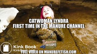 Catwoman Lyndra masturbates in cowshit, ScatKings.com Scat Porn 4 ScatKings.com Scat Porn