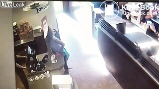 Crazy woman takes a dump then throws it at waiter, ScatKings.com Scat Porn 11 ScatKings.com Scat Porn