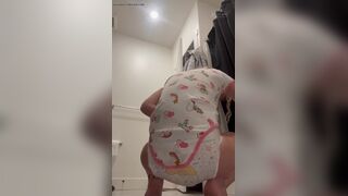 Cute girl pooping pamper, ScatKings.com Scat Porn 1 ScatKings.com Scat Porn