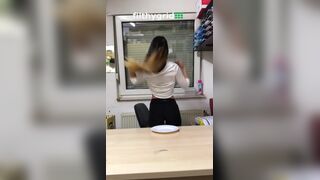 Girl shitting at work, ScatKings.com Scat Porn 3 ScatKings.com Scat Porn