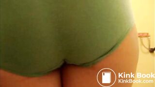 Girl shitting on her green panty, ScatKings.com Scat Porn 16 ScatKings.com Scat Porn