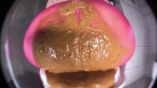Hot brunette diarrhea in pantyhose, ScatKings.com Scat Porn 4 ScatKings.com Scat Porn