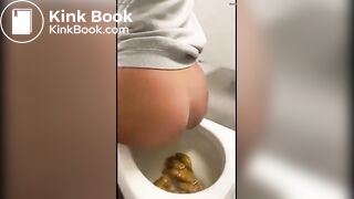 Lady having diarrhea multiple times in her toilet, ScatKings.com Scat Porn 1 ScatKings.com Scat Porn