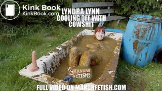 Lyndra Lynn cooling off with cow shit, ScatKings.com Scat Porn 11 ScatKings.com Scat Porn