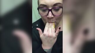 Nerd girl eating shit @@, ScatKings.com Scat Porn 12 ScatKings.com Scat Porn