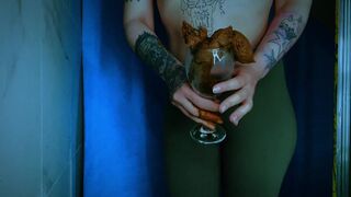 Pawgs glass of shit - video 2, ScatKings.com Scat Porn 2 ScatKings.com Scat Porn