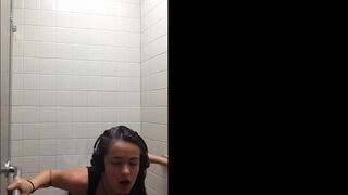 Sexy girl pooping on public toilet - video 2, ScatKings.com Scat Porn 1 ScatKings.com Scat Porn