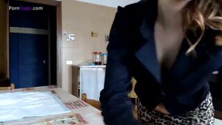 Sexy latina shitting on table, ScatKings.com Scat Porn 17 ScatKings.com Scat Porn