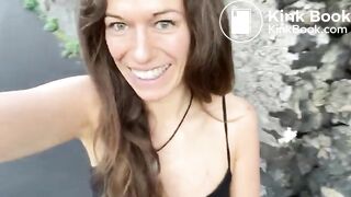 VeganLinda poops at the roadside, ScatKings.com Scat Porn 9 ScatKings.com Scat Porn
