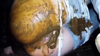 Wetting mess and scat smearing in the dark woods.., ScatKings.com Scat Porn 23 ScatKings.com Scat Porn