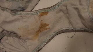 Wife's dirty panty after working all day, ScatKings.com Scat Porn 3 ScatKings.com Scat Porn