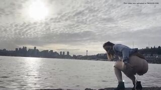 girl shitting in a lake shore, ScatKings.com Scat Porn 17 ScatKings.com Scat Porn