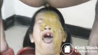 Liquid Shit On Toothless Face, ScatKings.com Scat Porn 18 ScatKings.com Scat Porn